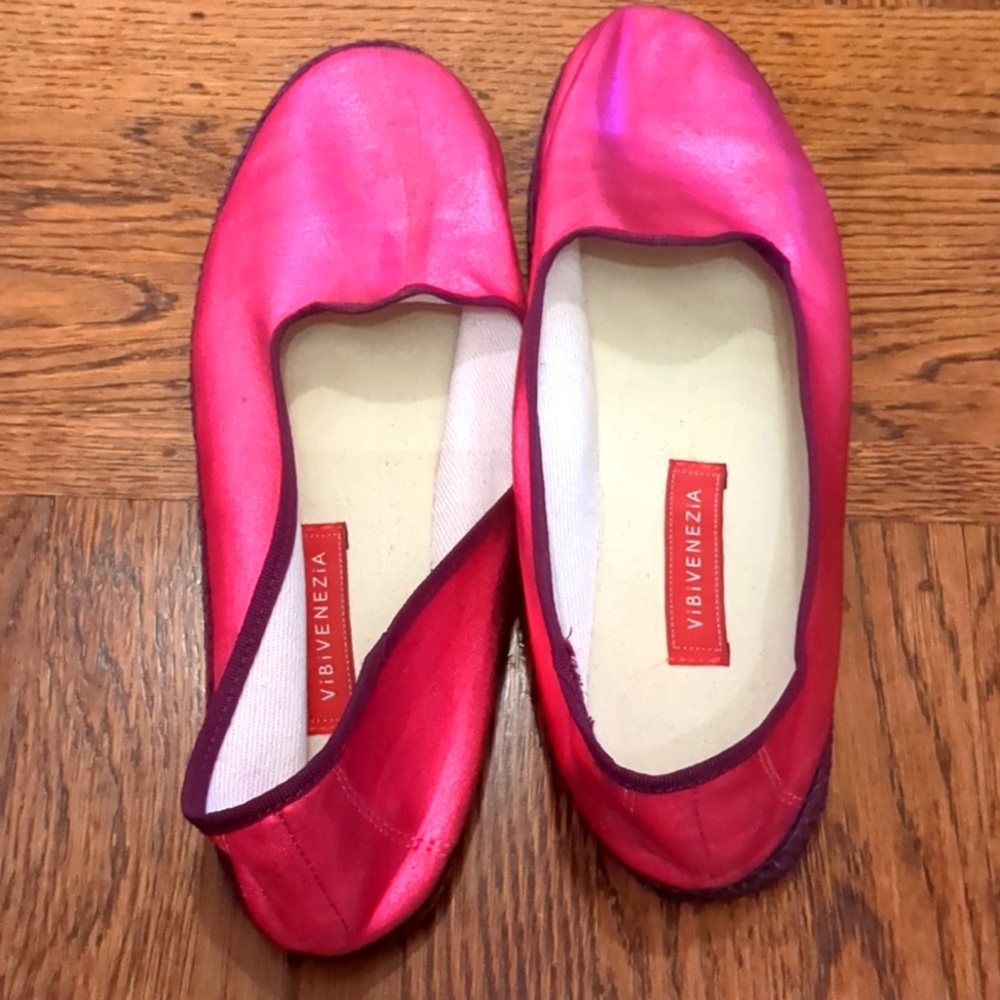 Pink venetian slippers